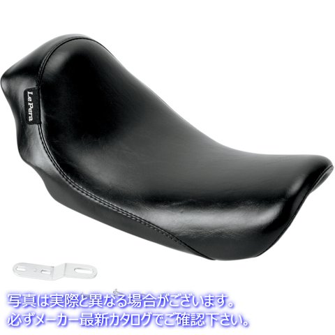 取寄せ シルエットソロシート ラペラ Silhouette Solo Seat - Smooth - Black - Dyna '06-'17  LK-851 08030235