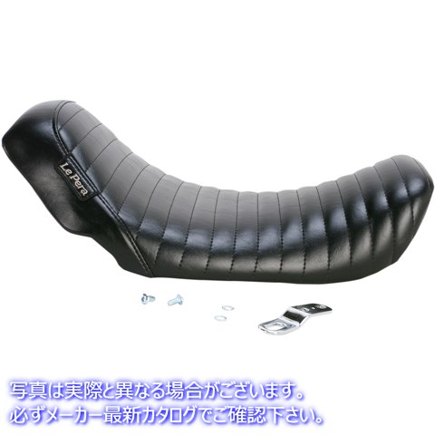 取寄せ ベアボーンソロシート ラペラ Bare Bones Solo Seat - Pleated - Black - Dyna '06-'17 LK-001PT 08030436