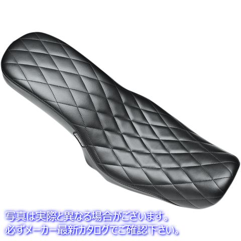 取寄せ コブラ2アップシート ラペラ Cobra Full-Length Seat - Diamond - Black - FXD '06-'17 LK-071DM 08030469