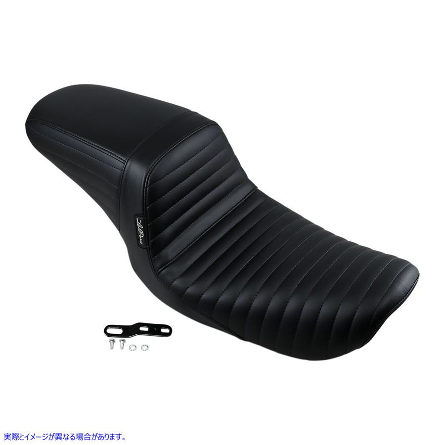 取寄せ キックフリップシート - プリーツ ラペラ Kickflip Seat - Pleated - Black - FXD '96-'03 LN-591PT 08030622