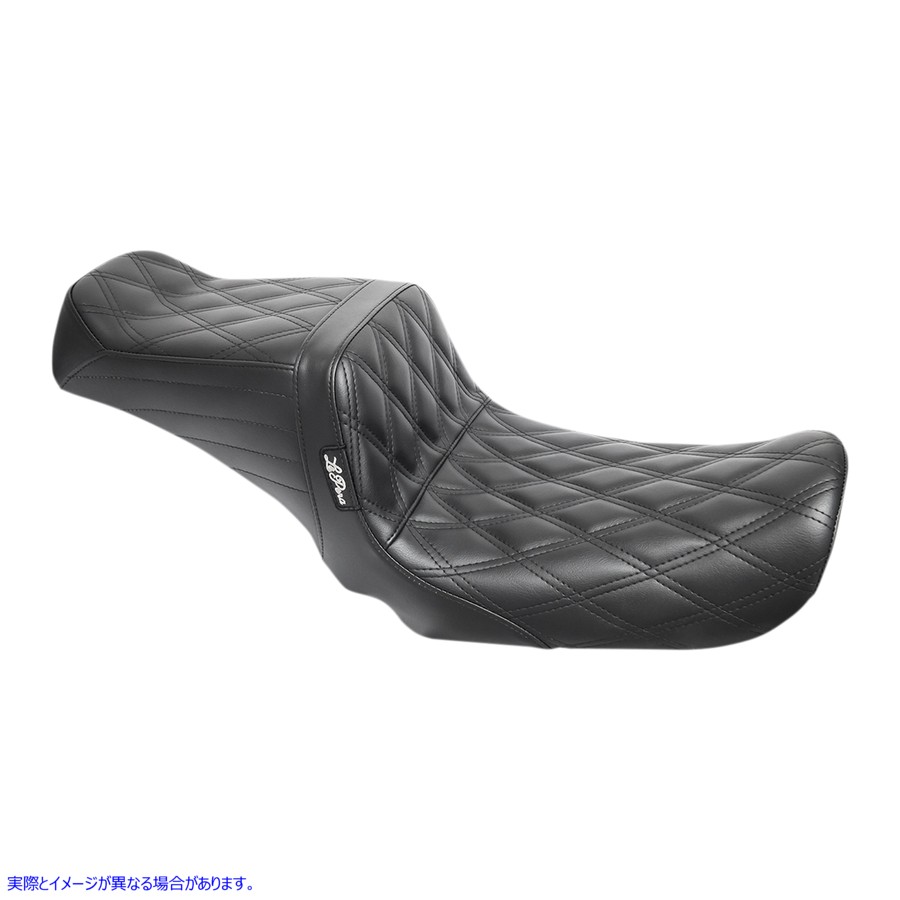 取寄せ テールウィングシート ラペラ Tailwhip Seat - Double Diamond - Black - FXD '06-'17 LK-581DD 08030643