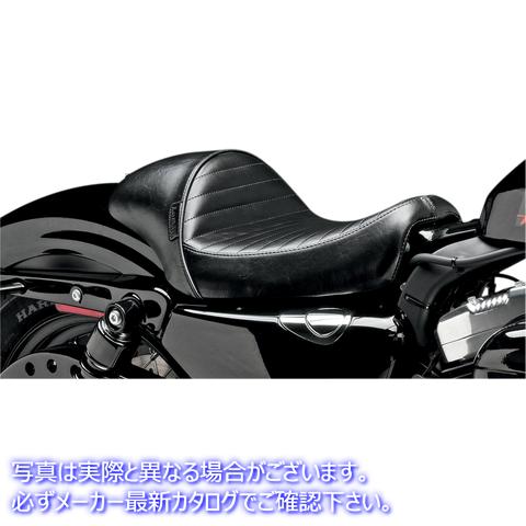 取寄せ カフェスタブソロシート ラペラ Stubs Cafe Seat - Pleated - Black - XL '04-'23 LK-426PT 08040470