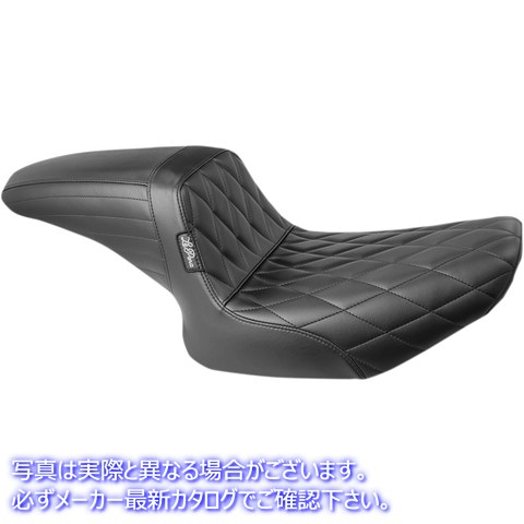 取寄せ キックフリップシート - ダイヤモンド ラペラ Kickflip Seat - Diamond - Black - FXR '82-'94 L-598DM 08050128