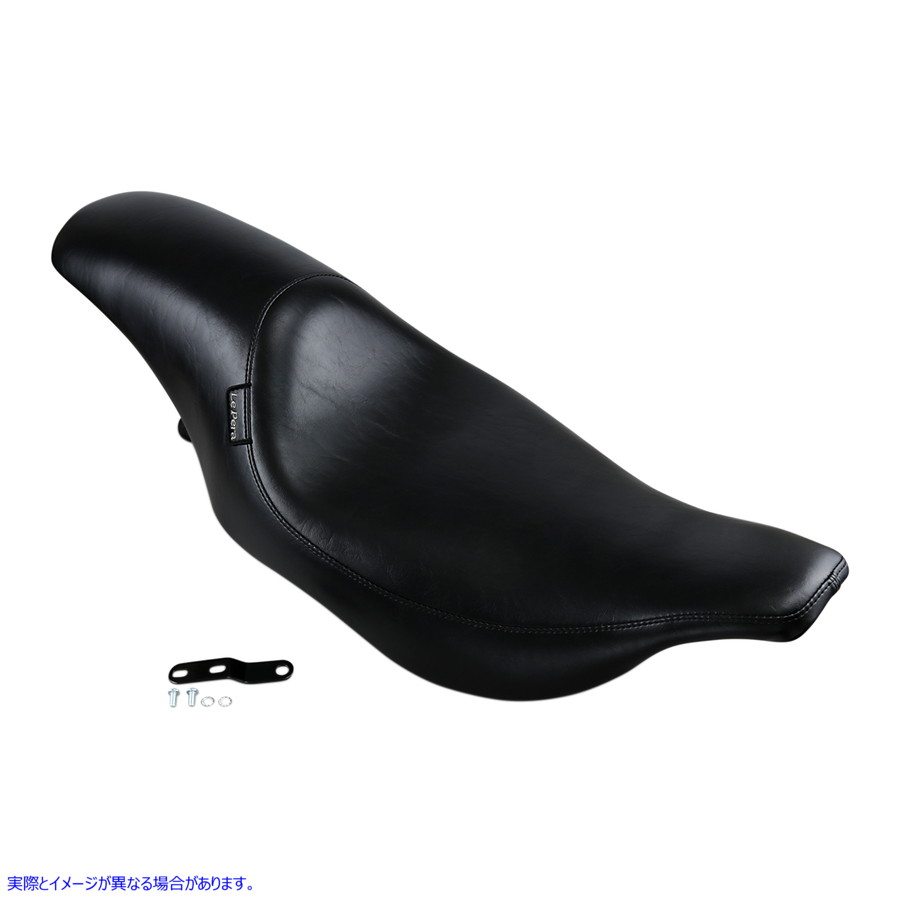 取寄せ シルエット2アップシート ラペラ Silhouette Full-Length Seat - Smooth - Black - FLH/FLT '02-'07 LH-867 19102153