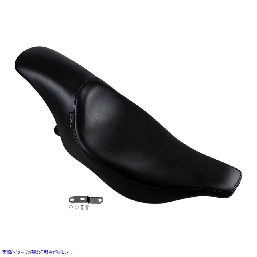 取寄せ シルエット2アップシート ラペラ Silhouette Full-Length Seat - Smooth - Black - FLH/FLT '02-'07 LGH-867 19102168