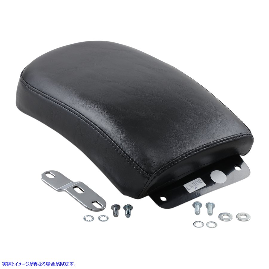 取寄せ ベアボーンズ パッセンジャーパッド - スムース - ブラック - FX/FL 64-84 ラペラ Bare Bones Pillion Pad - Smooth - Black - FX/FL '64-'84 LN-002P DS905712