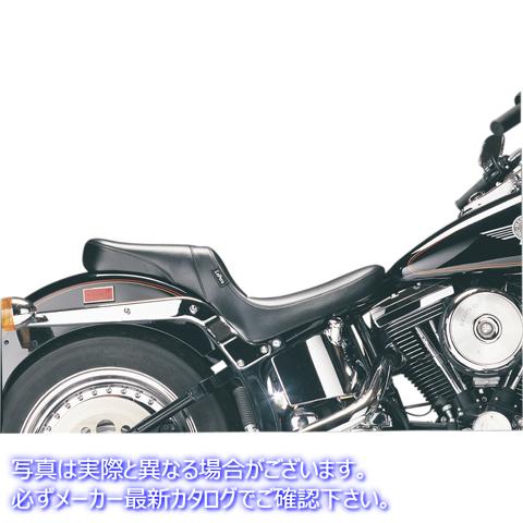 取寄せ デイトナ2アップシート ラペラ Daytona 2-Up Seat - Without Backrest - Smooth - Black - Softail '84-'99 LGN-543S DS905925