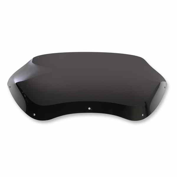 取寄せ スポイラー ウインドシールド - 5-1/2インチ - ダークスモーク - 98-13 FLTR メンフィスシェード Spoiler Windshield - 5-1/2 - Dark Smoke - '98-'13 FLTR MEP85410 23100595