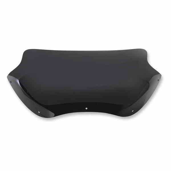 取寄せ スポイラー ウインドシールド - 6-1/2インチ - ダークスモーク - 98-13 FLTR メンフィスシェード Spoiler Windshield - 6-1/2 - Dark Smoke - '98-'13 FLTR MEP85510 23100601