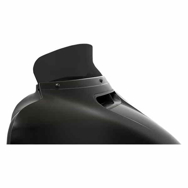 取寄せ スポイラー ウインドシールド - 4-1/2インチ - ダークブラックスモーク - 14-22 FLH メンフィスシェード Spoiler Windshield - 4-1/2 - Dark Black Smoke - '14-'22 FLH MEP84610 23100661