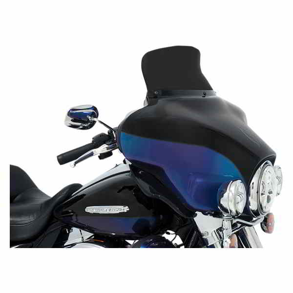 取寄せ スポイラー ウインドシールド - 6-1/2インチ - ダークブラックスモーク - 96-13 FLH メンフィスシェード Spoiler Windshield - 6-1/2 - Dark Black Smoke - '96-'13 FLH MEP84410 23100665