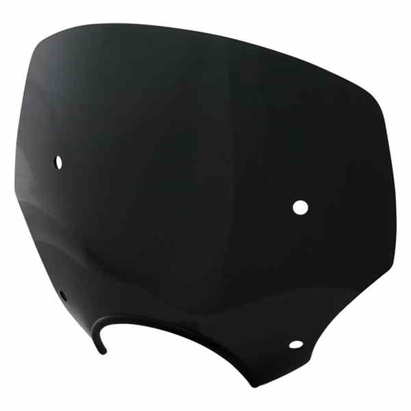 取寄せ エルパソ ウィンドシールド - 13インチ - 7インチ ヘッドライトカットアウト - ダークブラックスモーク メンフィスシェード El Paso Windshield - 13 - 7 Headlight Cutout - Dark Black Smoke MEP5235 23110065