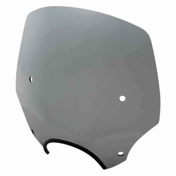 取寄せ エルパソ ウィンドシールド - 15インチ - 7インチ ヘッドライトカットアウト - ブラックスモーク メンフィスシェード El Paso Windshield - 15 - 7 Headlight Cutout - Black Smoke MEP5243 23110066