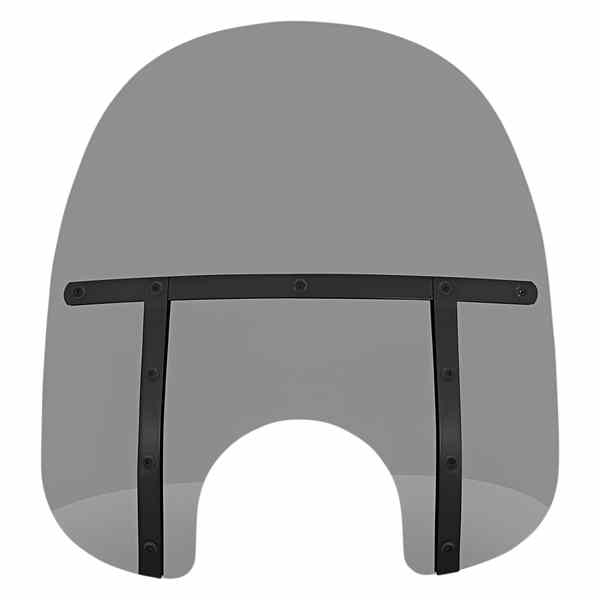 取寄せ ファッツ ウィンドシールド - ブラックスモーク - 17インチ メンフィスシェード Fats Windshield - Black Smoke - 17 MEB32112 23110107