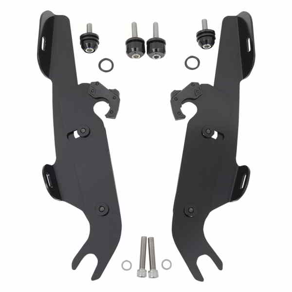 取寄せ Fats/Slim トリガーロックマウントキット - ブラック - FLST メンフィスシェード Fats/Slim Trigger Lock Mounting Kit - Black - FLST MEM8988 23200044