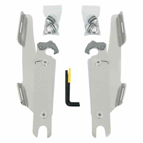 取寄せ バットウィングマウントキット - カバー付きフォーク - ライトバーなし メンフィスシェード Batwing Mounting Kit - Covered Forks - Without Lightbar MEK1951 23200089