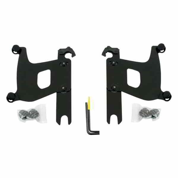 取寄せ バレットトリガーロックマウントキット - カバー付きフォーク - ライトバーなし - ブラック メンフィスシェード Bullet Trigger Lock Mounting Kit - Covered Forks - Without Lightbar - Black MEB1975 23200100