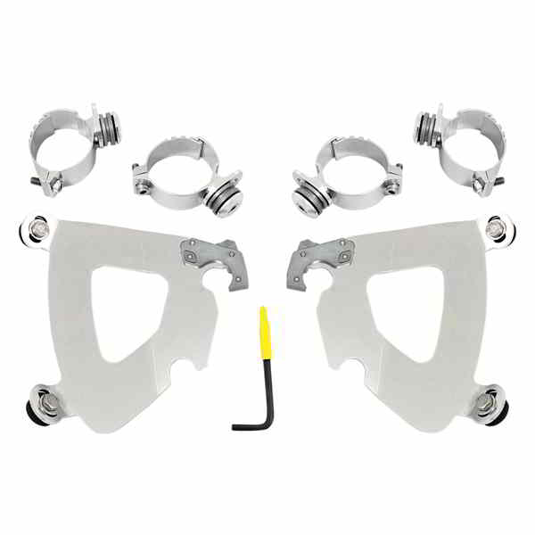 取寄せ ガントレット取り付けキット - ポリッシュ - FXD メンフィスシェード Gauntlet Mounting Kit - Polished - FXD MEK1993 23200118