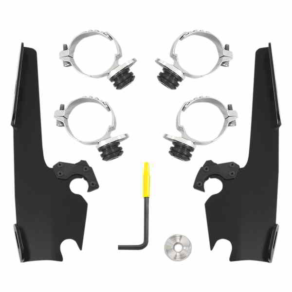 取寄せ バットウィング - マウントキット - ブラック - FXDL メンフィスシェード Batwing - Mounting Kit - Black - FXDL MEB2016 23200188