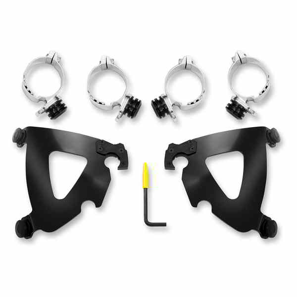 取寄せ ロードウォリアー マウントキット - ブラック - FXD メンフィスシェード Road Warrior Mounting Kit - Black - FXD MEB2028 23200194