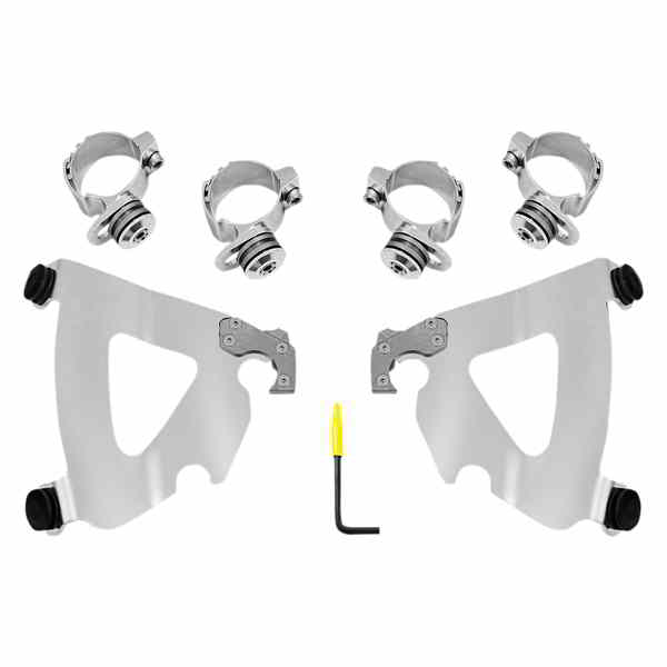 取寄せ ロードウォリアー マウントキット - ポリッシュ - FXD メンフィスシェード Road Warrior Mounting Kit - Polished - FXD MEK2038 23200213