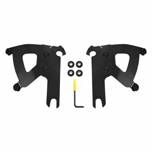 取寄せ ロードウォリアー マウントキット - ブラック - FLHR メンフィスシェード Road Warrior Mounting Kit - Black - FLHR MEB2039 23200239