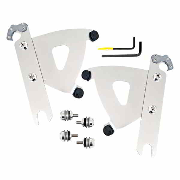 取寄せ ロードウォリアー トリガーロックマウントキット - ポリッシュ仕上げ - FLSTF メンフィスシェード Road Warrior Trigger-Lock Mounting Kit - Polished - FLSTF MEK2053 23200260