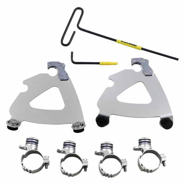 取寄せ ロードウォリアー トリガーロックマウントキット - ポリッシュ仕上げ - XL メンフィスシェード Road Warrior Trigger-Lock Mounting Kit - Polished - XL MEK2064 23200279