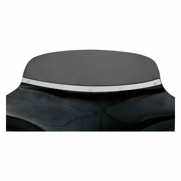 取寄せ フェアリング ウィンドシールドトリム - ステンレススチール - ポリッシュ仕上げ - スロット付き メンフィスシェード Fairing Windshield Trim - Stainless Steel - Polished - Slotted MEM0917 23500119