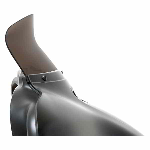 取寄せ スポイラー ウインドシールド - 6-1/2インチ - スモーク - FLH メンフィスシェード Spoiler Windshield - 6-1/2 - Smoke - FLH MEP8621 23500239