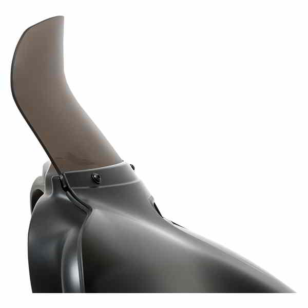 取寄せ スポイラー ウインドシールド - 8-1/2インチ - スモーク - FLH メンフィスシェード Spoiler Windshield - 8-1/2 - Smoke - FLH MEP8631 23500241