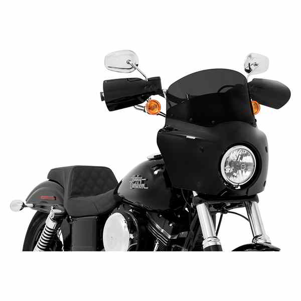 取寄せ ロードウォリアー ウィンドシールド - ダークブラックスモーク - 9インチ メンフィスシェード Road Warrior Windshield - Dark Black Smoke - 9 MEP86610 23500444