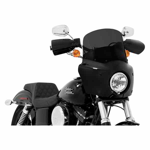 取寄せ ロードウォリアー ウィンドシールド - ダークブラックスモーク - 11インチ メンフィスシェード Road Warrior Windshield - Dark Black Smoke - 11 MEP86710 23500447