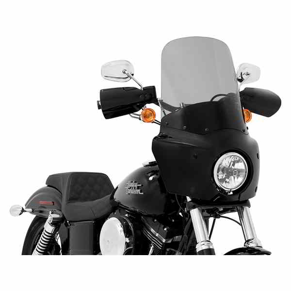 取寄せ ロードウォリアー ウィンドシールド - ブラックスモーク - 17インチ メンフィスシェード Road Warrior Windshield - Black Smoke - 17 MEP87012 23500453