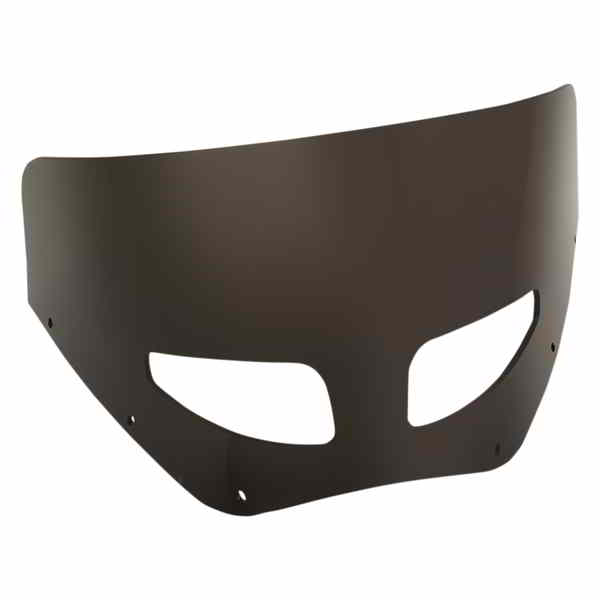 取寄せ ロードウォリアー ウィンドシールド - ベント付き - ダークブラックスモーク - 9インチ メンフィスシェード Road Warrior Windshield - Vented - Dark Black Smoke - 9 MEP87310 23500458