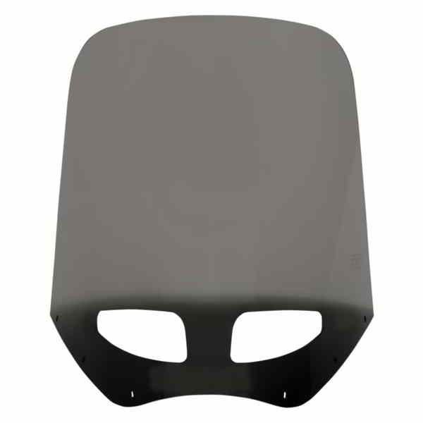 取寄せ ロードウォリアー ウィンドシールド - ベント付き - ブラックスモーク - 17インチ メンフィスシェード Road Warrior Windshield - Vented - Black Smoke - 17 MEP87712 23500467