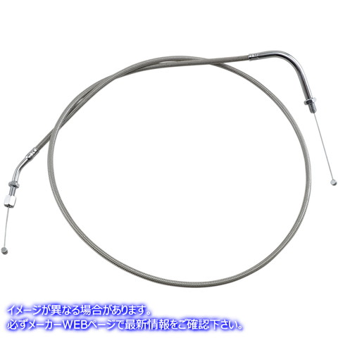 取寄せ アーマーコート編組ステンレス鋼ケーブル モーションプロ Throttle Cable - Push - Yamaha - Stainless Steel 65-0264 06500432