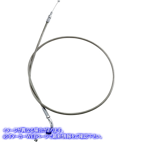 取寄せ アーマーコート編組ステンレス鋼ケーブル モーションプロ Throttle Cable - Honda - Stainless Steel 62-0422 06500618