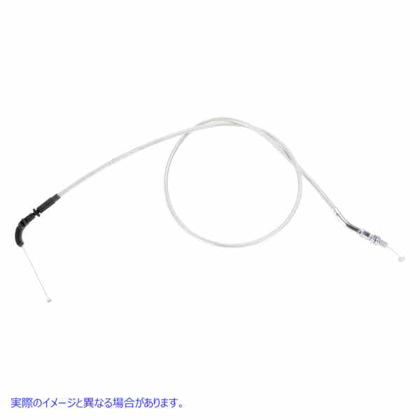 取寄せ アーマーコート編組ステンレス鋼ケーブル モーションプロ Throttle Cable - Pull - Suzuki - Stainless Steel 64-0263 06501527