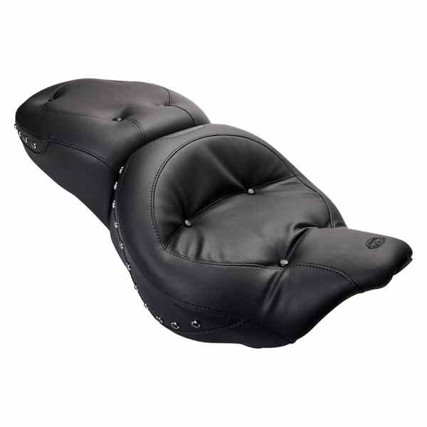 取寄せ ワンピース2アップウルトラツーリングシート マスタング Regal Touring Seat - Black - FL '08-'21 76038 08010460