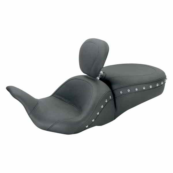 取寄せ LowDown?2アップシート マスタング Lowdown Seat with Driver Backrest - Chrome Studded 79704 08010605