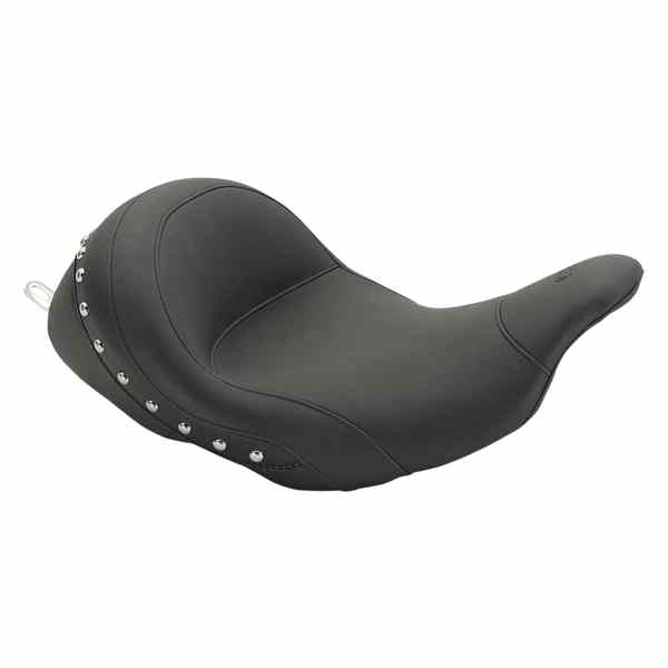 取寄せ ローダウンソロシート - バックレストなし マスタング Lowdown Seat with Driver Backrest - Chrome Studded 76079 08010960