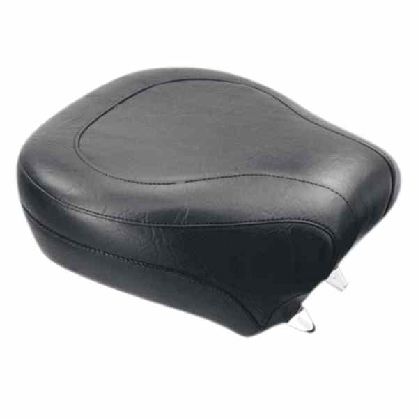 取寄せ ワイドリアシート - スムース - ブラック - ソフテイル 84-99 マスタング Wide Rear Seat - Smooth - Black - Softail '84-'99 75764 08020462