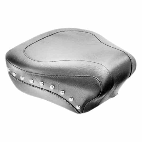 取寄せ ワイドリアシート - スタッズ - ブラック - FLST 00-15 マスタング Wide Rear Seat - Studded - Black - FLST '00-'15 76180 08020484