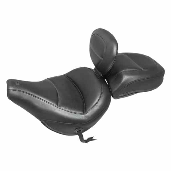 取寄せ MXツアーソロシート マスタング Max Profile Solo Touring Seat - with Driver Backrest - Black - Original - FLHC/FLDE 79330 08021063