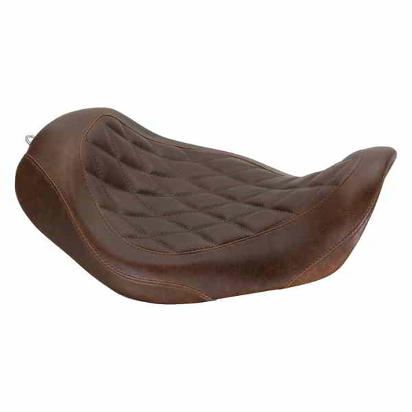 取寄せ ワイドトリッパーソロシート マスタング Seat - Wide Tripper? Solo - without Backrest - Diamond - Brown 76706 08030397