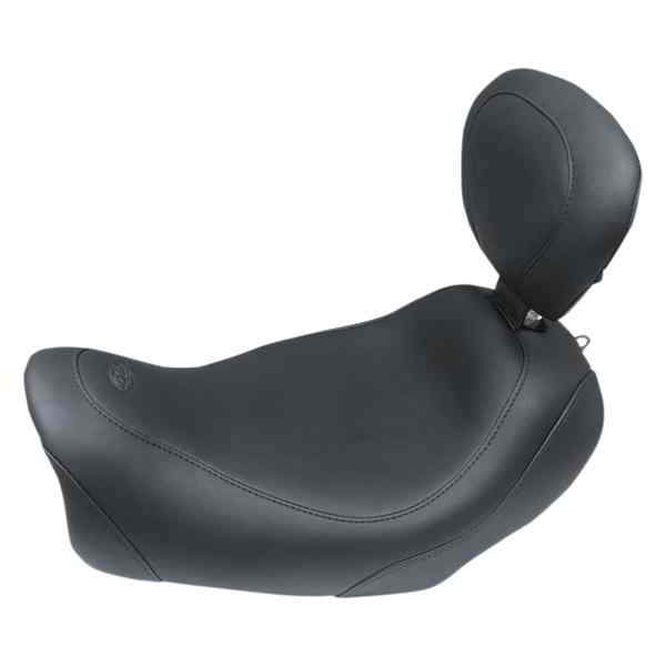 取寄せ ワイドトリッパーソロシート マスタング Seat - Wide Tripper? Solo - with Backrest - Smooth - Black 79798 08030613