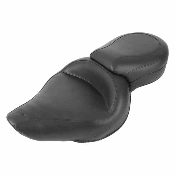 取寄せ ヴィンテージ2アップシート マスタング Vintage Style Seat - Wide - Smooth - Black - XL 76141 08040288