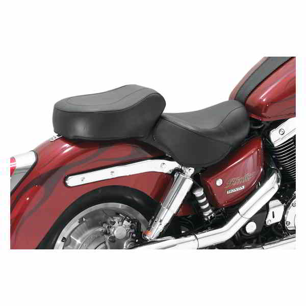 取寄せ ビンテージワイド2アップツーリングシート マスタング Seat - Vintage - Wide - Touring - Without Driver Backrest - One-Piece - Smooth - Black - VT1100 75018 08100282