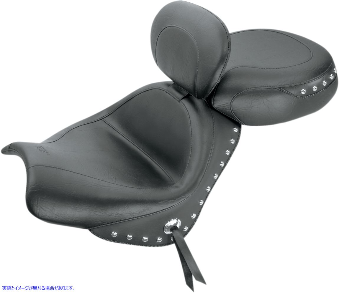 取寄せ マスタング 2-Piece Seat - Wide - Studded - Driver's Backrest - VTX1800 79340 08100502